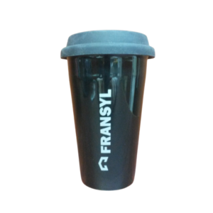 Fransyl mug with lid